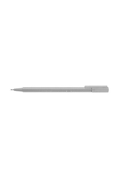 Staedtler Triplus Broadliner Pen 0.8mm 82 SILVER GRAY
