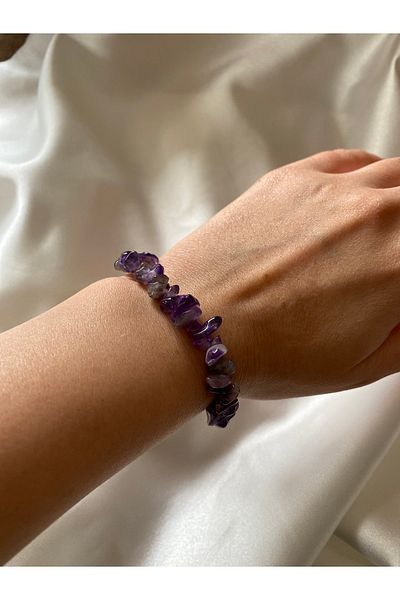 DOĞALTAŞ TASARIM Amethyst Bracelet - Stylish and Comfortable