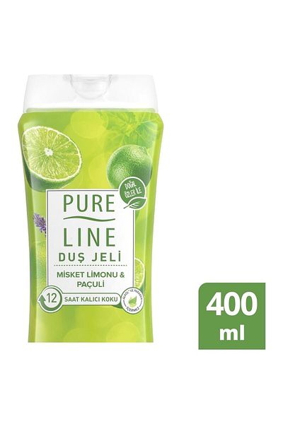 Pure Line جل الاستحمام بالليمون والباتشولي 400 مل