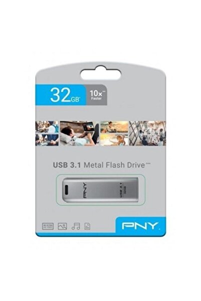 PNY USB флаш памет 32GB Elite Steel USB 3.1 (на дребно)