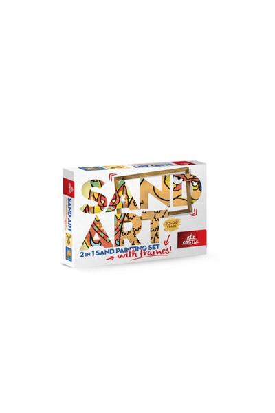 Egem Grup Organizasyon Sand Art Yetişkin Kum Boyama Aktivite Seti (RED CASTLE...
