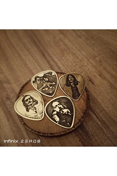 luffy design Barış Manço Cem Kara 4 Lü Metal Pena Set