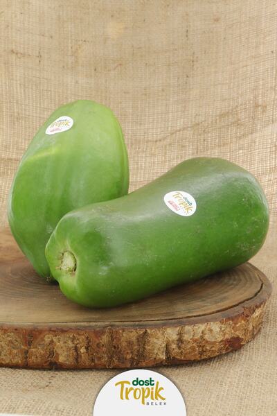 Dost Tropik Belek Yeşil Papaya Meyvesi 1 Kilogram