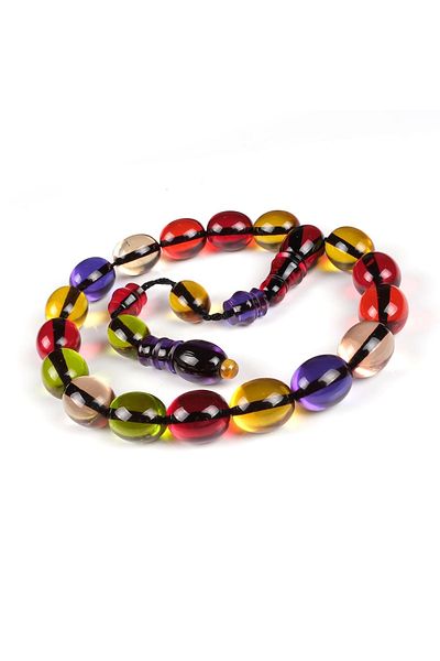 TESBİHCİBABA Mascot Boy Bonibon Squeezed Amber Efe Rosary