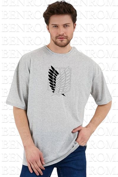 BENROMA Titan Printed Oversize Unisex T-Shirt