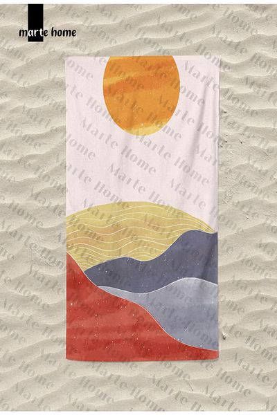 Marte Home Landscape 2 - Printed Beach Towel