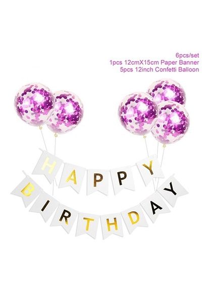 Mini Parti Σετ γενεθλίων Mini Party Store Balloon Confetti