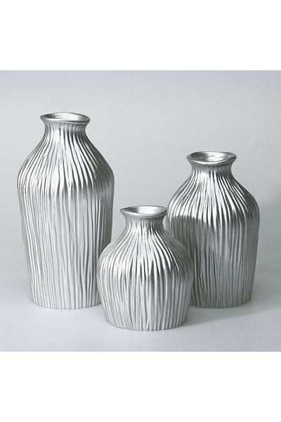 Selim Dublin Dublin Large Vase Silver - Κομψό και άνετο σχέδιο