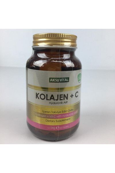 Aksu Vital M03170 Collagen C Hyaluronic Acid 60 Tablets Accessuital