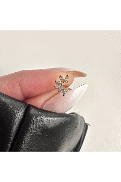 Okko Store Cerrahi Çelik Yarım Ay Tragus Piercing