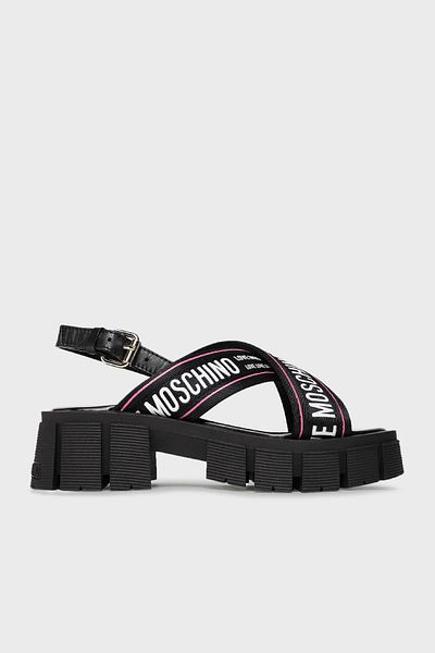 Love moschino sandals hot sale