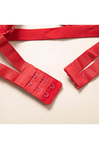 Mk Claws Stefani Bralet Dantela Florala Set Sutien cu Sarma + Cadou Surpriza Bijuterii