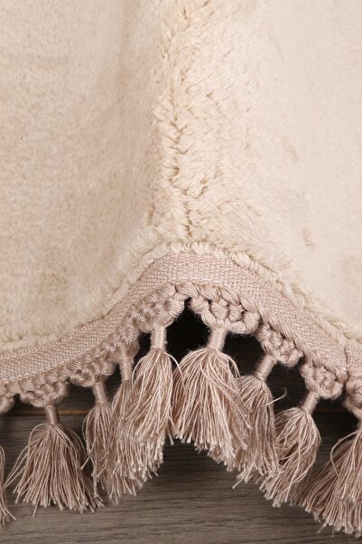 Bonny Home Relax Vizon Oval - Αντιολισθητικό, πλενόμενο, αντιολισθητικό χαλί με φούντες και κρόσσια