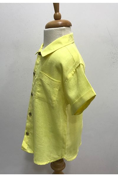 Çikoby Baby Boy Linen Shirt