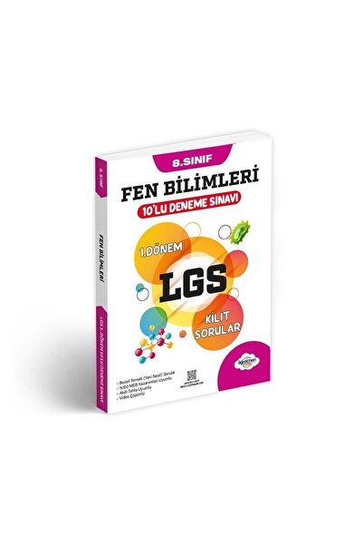 öğretmen evde 8. Sınıf Fen Bilimleri Lgs 1. Dönem 10’lu Deneme Sınavı