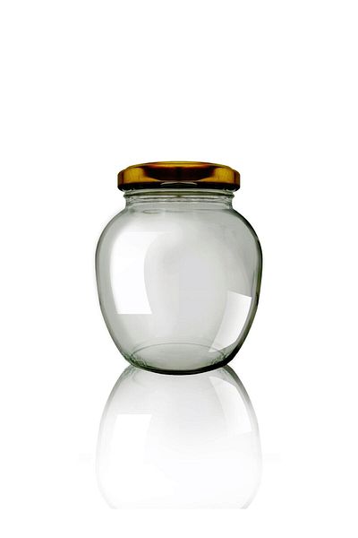 Paşabahçe 210 Cc Oval Egg Glass Jar - 10 Pieces with Lids