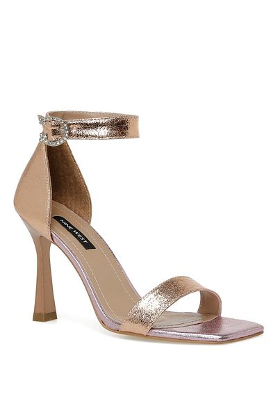 Nine West Toya 3fx Gold Women's Heeled Sandals