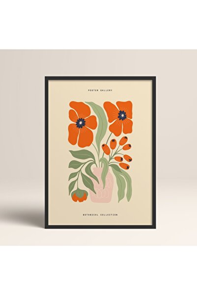 HOMEPACK Crna slika u drvenom okviru, uokviren poster, umetnički moderni zidn...