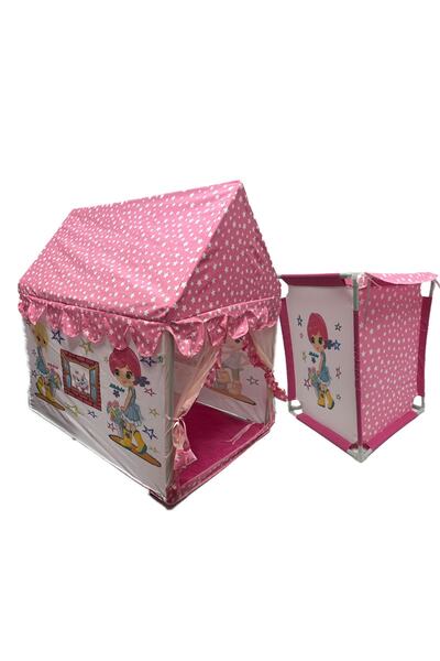 Genel Markalar Pembe Rüya Çiçekçi Kızlar Oyun Çadırı ve Sepetli Set