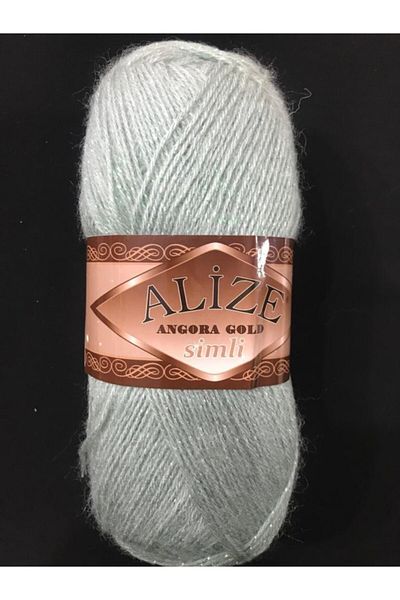 Alize Angora Gold Glitter Πλεκτό Σχοινί - 515 Çağla