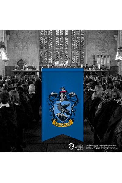 Sihir Dükkanı Αδειοδοτημένο 100% Satin Swallow Cut Big Streamer Μοντέλο: Ravenclaw 50x75cm