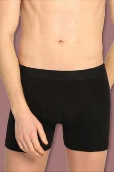 Tutku Ανδρικό Μαύρο Elastane Lycra Boxer Σετ 6 τεμαχίων