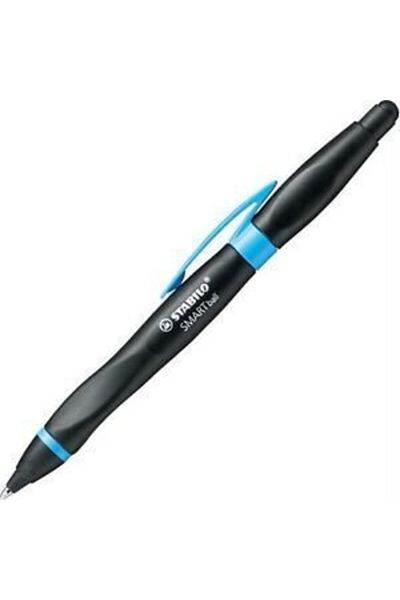 Stabilo Ergonomic Smartball Right Hand Pen - Ballpoint, Black-Blue