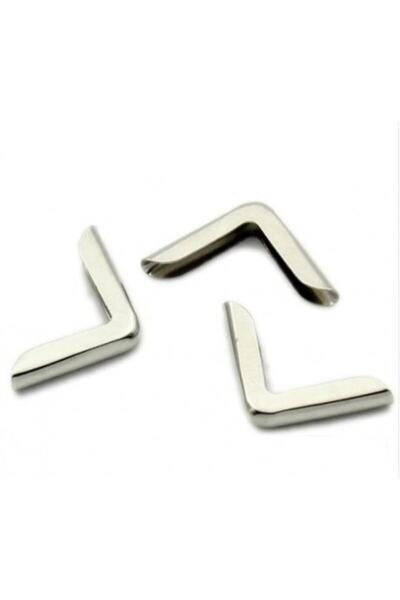 ZMY Metal Book Corner Protector Small Size Metal Color 14x14x2 Mm X 12 Pieces