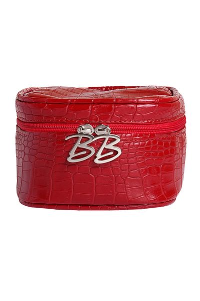 Bakras Red Jewelry Bag Necklace Earring Ring Bracelet Jewelry Organizer Bag
