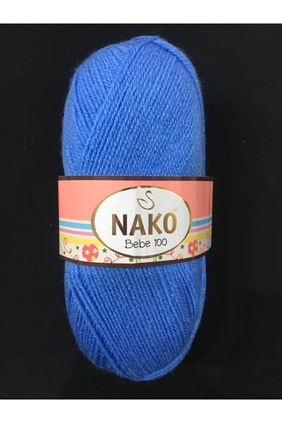 NAKO Μπλε Πλεκτό Σχοινί 100-1256 Τζιν
