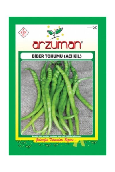 Arzuman Tohum Arzuman Biber Tohumu Acı Sivri Kıl