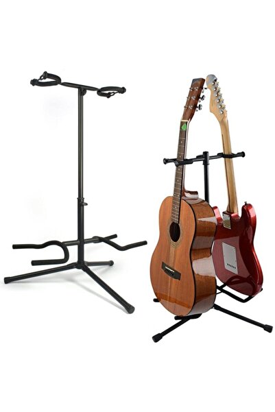 Genel Markalar Gitar Standı Ikili Cremonia Stg12 2' Li Saz Bağlama Gitar Ud S...