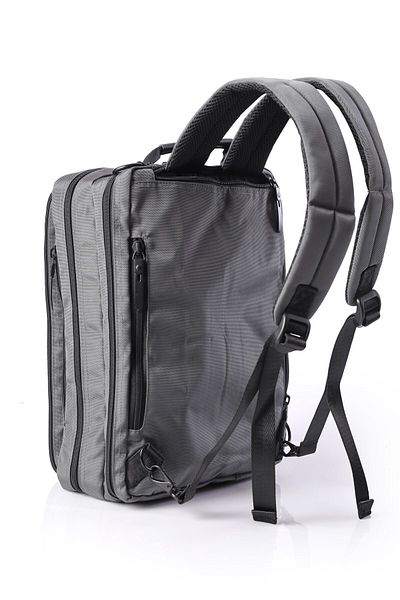 ÇÇS Men's Gray Shoulder Strap Backpack with Laptop Compartment 51082