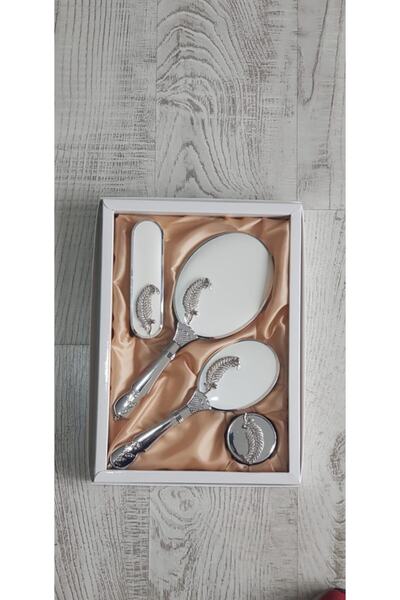 ARENA Çeyizce Gelin Dörtlü Ayna Tarak Seti