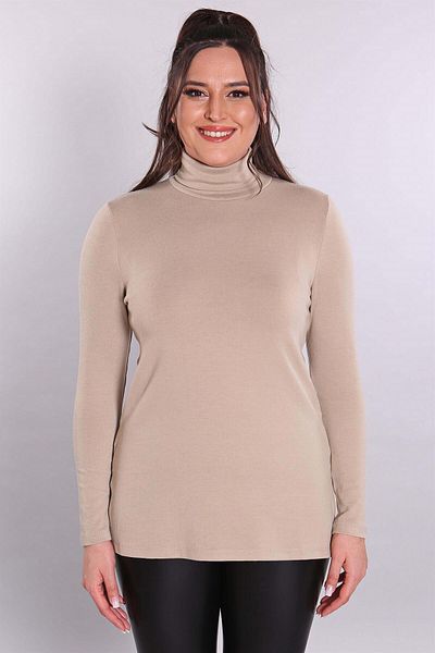 Metpoint Turtleneck Bej Tricotaj Marime Mari