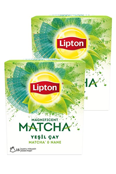 Lipton Magnificent Matcha Mint Bardak Poşet Çay 15 X 1,5 gr