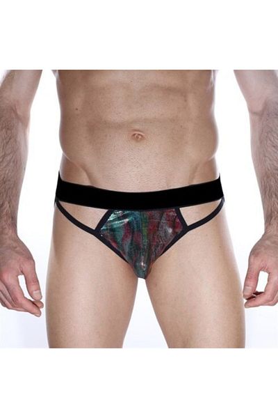Don Moris Ανδρικό Jockstrap με μαύρο σχέδιο Cbdm 012145