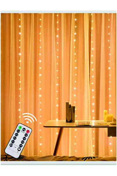 Miremi Perde Led Uzaktan Kumandalı 8 Fonksiyon 3mx3m