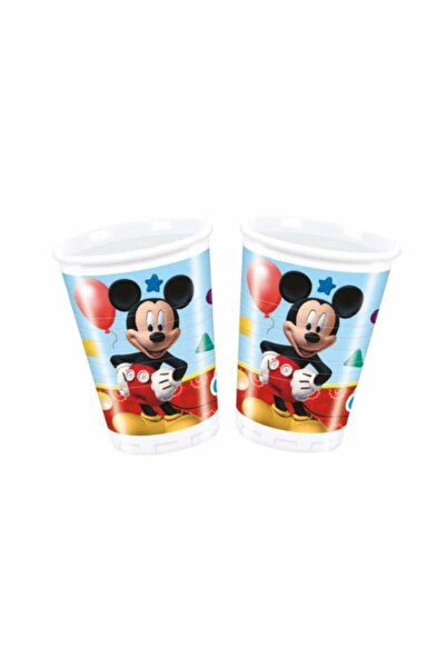 Parti dolabı 8' Li Mıckey Mouse Plastik Bardak