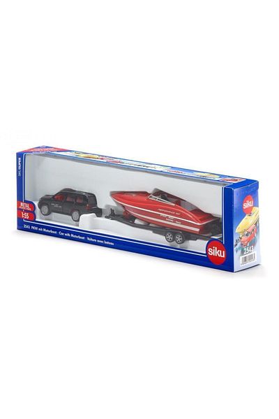 Siku Model 155 Scale Car Trailer Yacht N2543