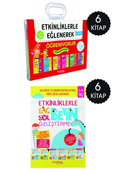 hayykitap Etkinliklerle Sağ Beyin Sol Beyin Geliştirme 3-4 Yaş Etkinliklerle ...
