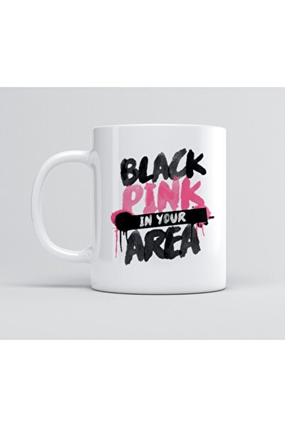 HC MARKET Printed Mug Black Pink