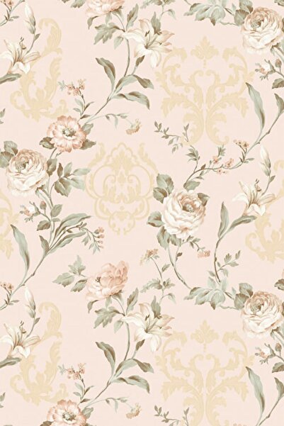 Adawall Seven 7803-1 Gül Desenli Krem Duvar Kağıdı 16,50 M²