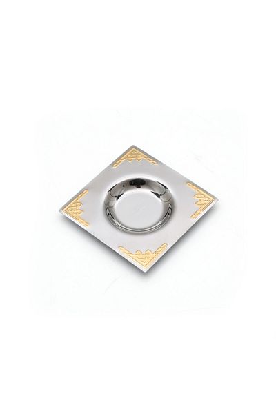 ÖzSa Home Tiamo Hürrem Gold 304 Quality 12-Piece Tea Plate