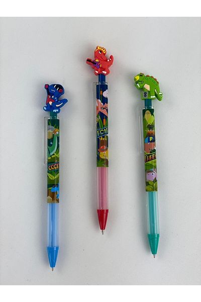 Dolphin Dolphin Animal Mascot 3-Piece Versatile Pen Set