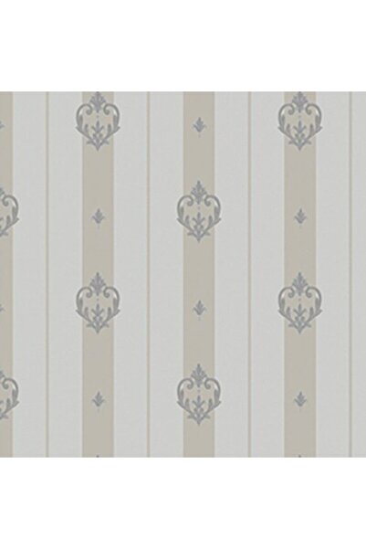 Adawall Seven Neoklasik Gizli Süslemeli Çizgili Duvar Kağıdı (16,5m2)