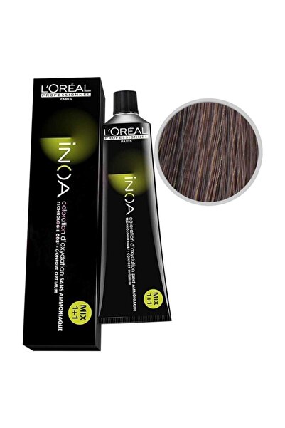 İNOA 6.15 Koyu Kumral Küllü Akaju Saç Boyası 60ml 3474630482975