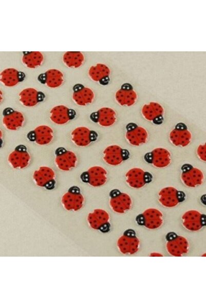 Aker Hediyelik Yapışkanlı Uğur Böceği Sticker Yapıştırmalı Uğur Böcekleri El ...