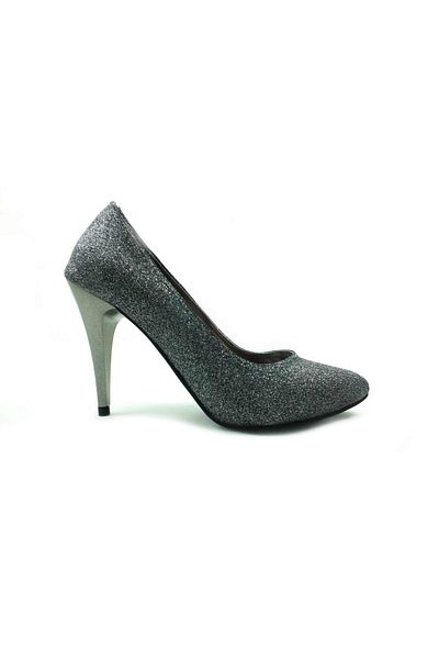 Çarıkçım Pantofi de damă cu toc - platină-argintiu - 700