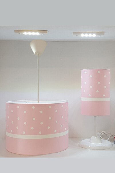 Bebaks Puantiyeli Bebek Ve Çocuk Odası Avize Seti